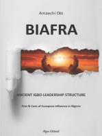 Biafra: Ancient Igbo Leadership Structure