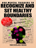 898 Mental Triggers To Recognize And Set Healthy Boundaries