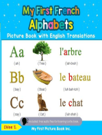 My First French Alphabets Picture Book with English Translations: Teach & Learn Basic French words for Children, #1