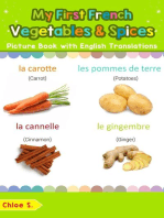 My First French Vegetables & Spices Picture Book with English Translations: Teach & Learn Basic French words for Children, #4