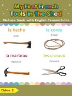 My First French Tools in the Shed Picture Book with English Translations