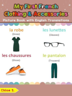 My First French Clothing & Accessories Picture Book with English Translations: Teach & Learn Basic French words for Children, #11