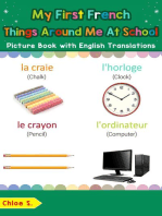 My First French Things Around Me at School Picture Book with English Translations: Teach & Learn Basic French words for Children, #16