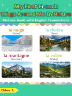 My First French Things Around Me in Nature Picture Book with English Translations