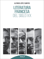 Literatura francesa del siglo XX: Sartre, Camus, Saint-Exupéry, Anouilh, Beckett.