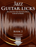 Jazz Guitar Licks: 25 Licks from the Harmonic Minor Scale & its Modes with Audio & Video