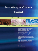 Data Mining for Consumer Research Standard Requirements