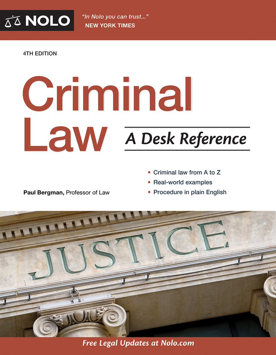 Read Criminal Law Online by Paul Bergman Books