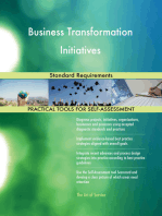Business Transformation Initiatives Standard Requirements