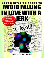1357 Mental Triggers to Avoid Falling in Love with a Jerk