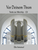 Vor Deinem Thron: Texte zur Worship - CD