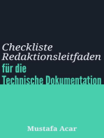 Checkliste Redaktionsleitfaden: für die Technische Dokumentation