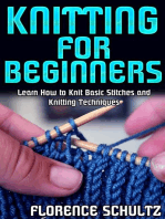 Knitting for Beginners. Learn How to Knit Basic Stitches and Knitting Techniques