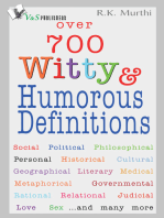 Over 700 Witty & Humorous definitions