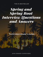 Spring and Spring Boot Interview Questions and Answers. Tech interviewer’s notes