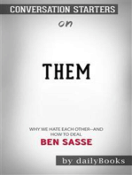 Them: Why We Hate Each Other--and How to Heal: by Ben Sasse | Conversation Starters