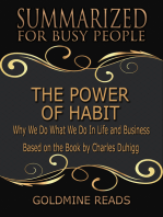 The Power of Habit - Summarized for Busy People