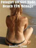 Futagirl on Girl Nude FFM Beach Ménage