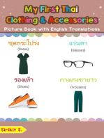 My First Thai Clothing & Accessories Picture Book with English Translations: Teach & Learn Basic Thai words for Children, #11