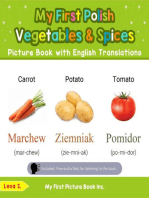 My First Polish Vegetables & Spices Picture Book with English Translations