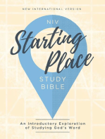 NIV, Starting Place Study Bible: An Introductory Exploration of Studying God's Word