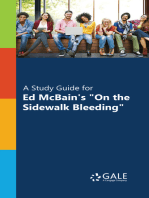 "A Study Guide for Ed McBain's ""On the Sidewalk Bleeding"""