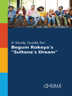 "A Study Guide for Begum Rokeya's ""Sultana's Dream"""