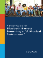"A Study Guide for Elizabeth Barrett Browning's ""A Musical Instrument"""