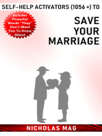 Self-Help Activators (1056 +) to Save Your Marriage