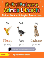 My First Portuguese Animals & Insects Picture Book with English Translations: Teach & Learn Basic Portuguese words for Children, #2