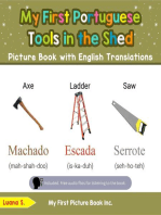 My First Portuguese Tools in the Shed Picture Book with English Translations: Teach & Learn Basic Portuguese words for Children, #5