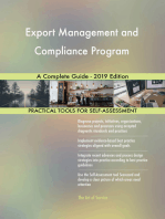 Export Management and Compliance Program A Complete Guide - 2019 Edition