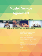 Master Service Agreement A Complete Guide - 2019 Edition