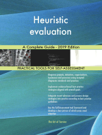 Heuristic evaluation A Complete Guide - 2019 Edition