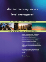 disaster recovery service level management A Complete Guide - 2019 Edition