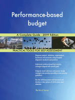 Performance-based budget A Complete Guide - 2019 Edition