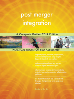 post merger integration A Complete Guide - 2019 Edition