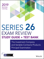 Wiley Series 26 Securities Licensing Exam Review 2019 + Test Bank: The Investment Company and Variable Contracts Products Principal Examination