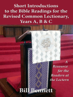 Short Introductions to the Bible Readings for the Revised Common Lectionary,Years a, B & C