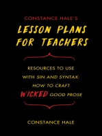 Constance Hale's Lesson Plans for Teachers