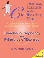 Exercise in Pregnancy and Principles of Exercise
