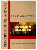 Principles of Oil and Gas Lease Analysis: Common Clauses: Principles of Oil and Gas Lease Analysis, #1