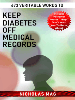 673 Veritable Words to Keep Diabetes Off Medical Records