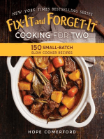 Fix-It and Forget-It Cooking for Two: 150 Small-Batch Slow Cooker Recipes