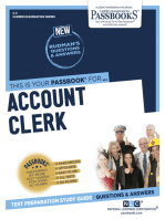 Account Clerk: Passbooks Study Guide