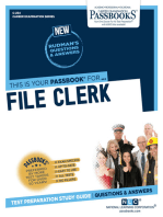 File Clerk: Passbooks Study Guide