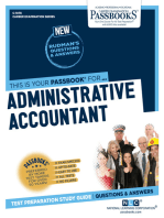 Administrative Accountant: Passbooks Study Guide