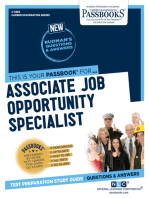 Associate Job Opportunity Specialist: Passbooks Study Guide