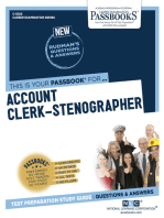 Account Clerk-Stenographer: Passbooks Study Guide