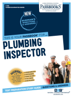 Plumbing Inspector: Passbooks Study Guide